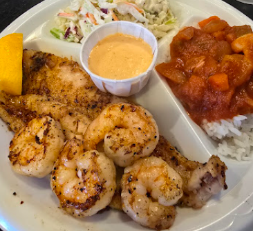Mrs. Fish Seafood Grill signature dishes Fried Shrimp
Grilled Shrimp
Lightly Fried Oysters
